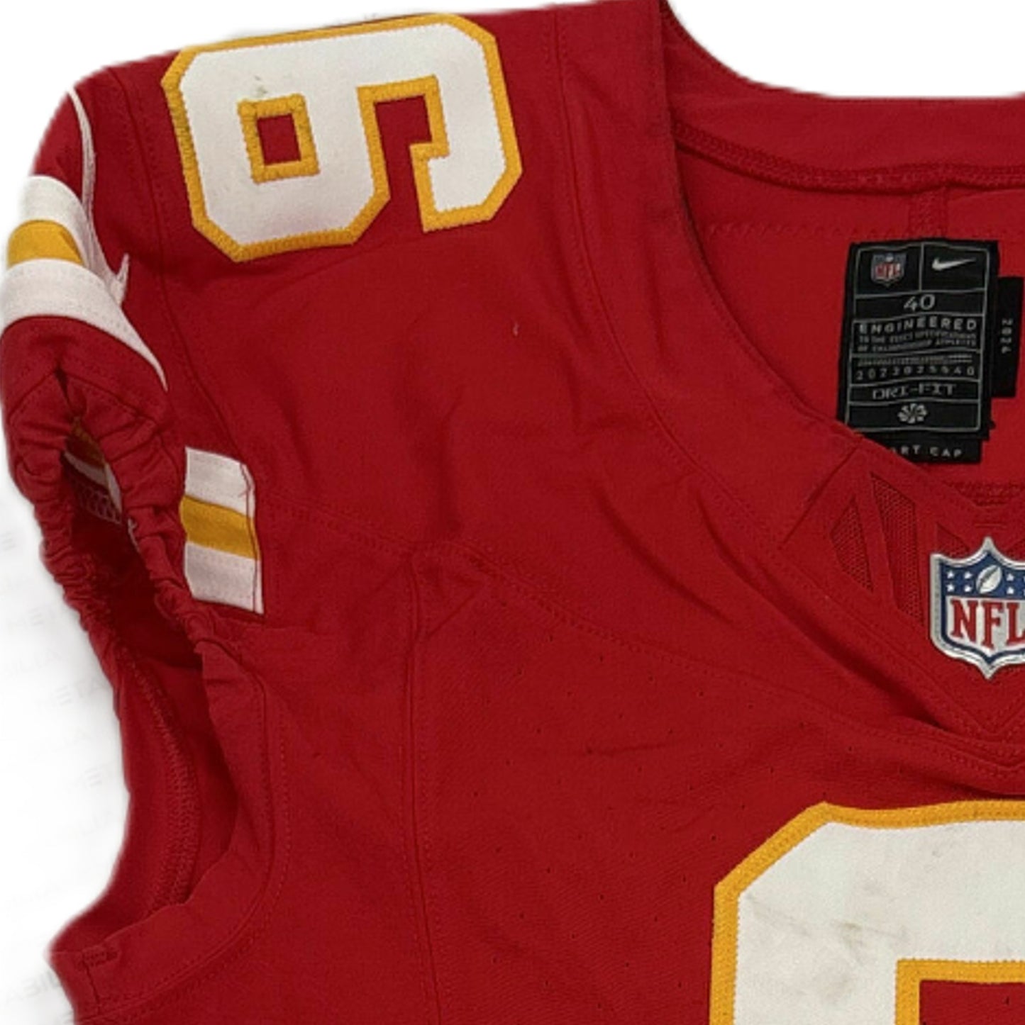 Bryan Cook GAME WORN 💪 10/12/25 Kansas City Chiefs Nike NFL Jersey 🎽 vs Lions - COA included 🛡️