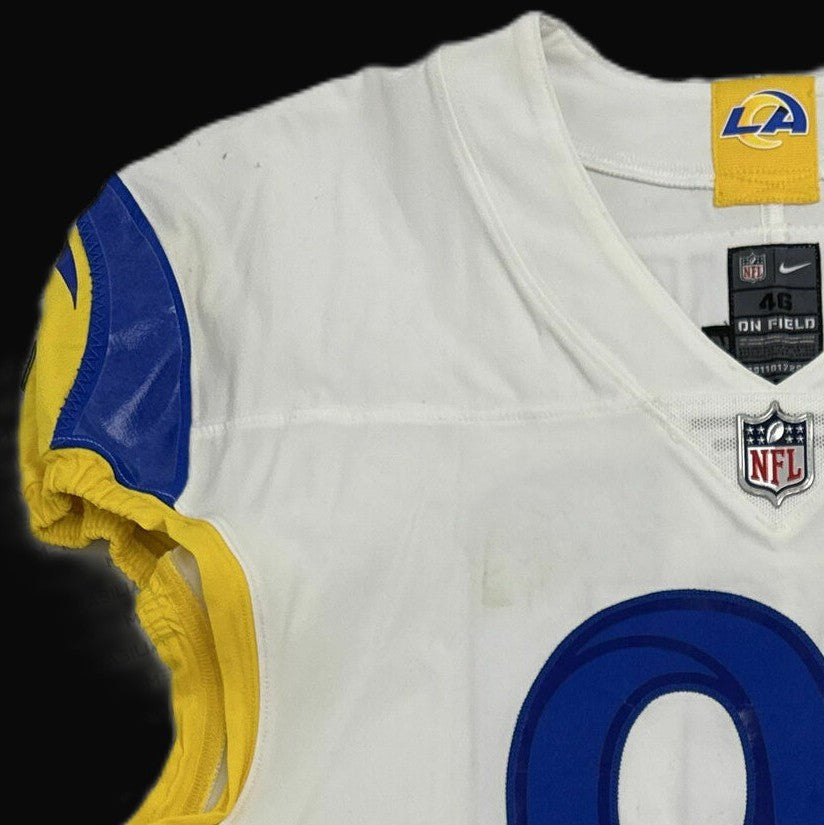 Greg Gaines TEAM ISSUED 💪 Los Angeles Rams Nike NFL On-Field Jersey 👕 Inc. COA 📄