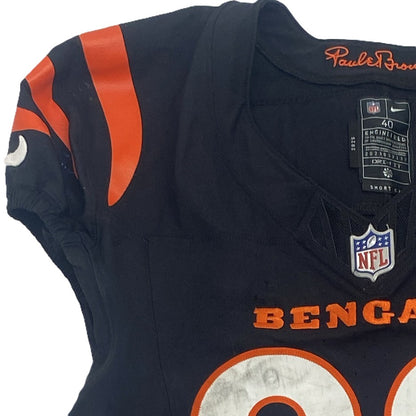 Cam Taylor-Britt GAME WORN 💪 10/05/25 Cincinnati Bengals Nike NFL Jersey vs.Lions inc. COA 🛡️