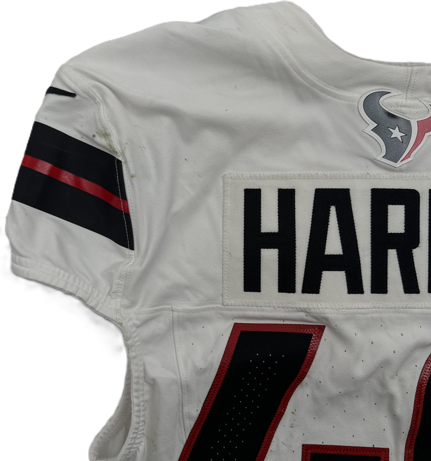 Christian Harris Playoff GAME WORN 💪 01/18/2024 Houston Texans Nike NFL Jersey 🎽 vs. Kansas City Chiefs
