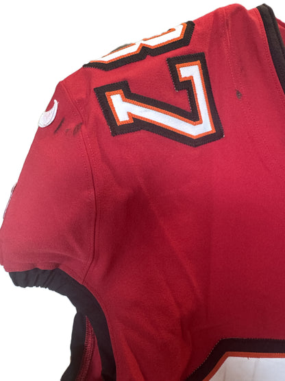 Payne Durham GAME-WORN💪09/15/25 Tampa Bay Buccaneers🏴‍☠On-Field NFL Jersey👕vs.Houston Texans