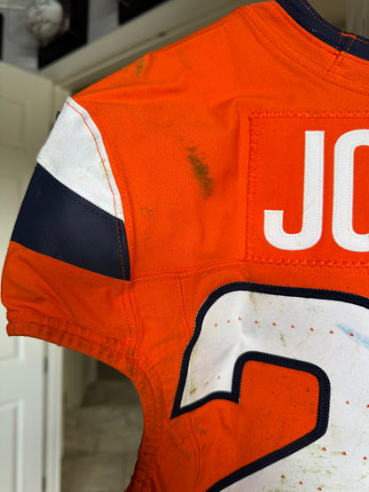 Brandon Jones GAME WORN 10/13/24 Denver Broncos Nike NFL Jersey vs Los Angeles Chargers Inc. COA🛡️