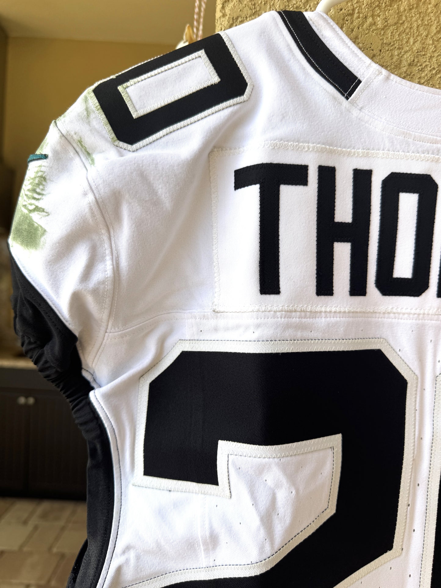 Daniel Thomas GAME WORN 💪 12/22/2024 Jacksonville Jaguars 🐆 Nike NFL Jersey 👕 vs. Las Vegas Raiders