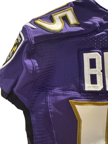 Hollywood Brown GAME-WORN💪Baltimore Ravens💜Nike On-Field NFL Jersey PSA COA
