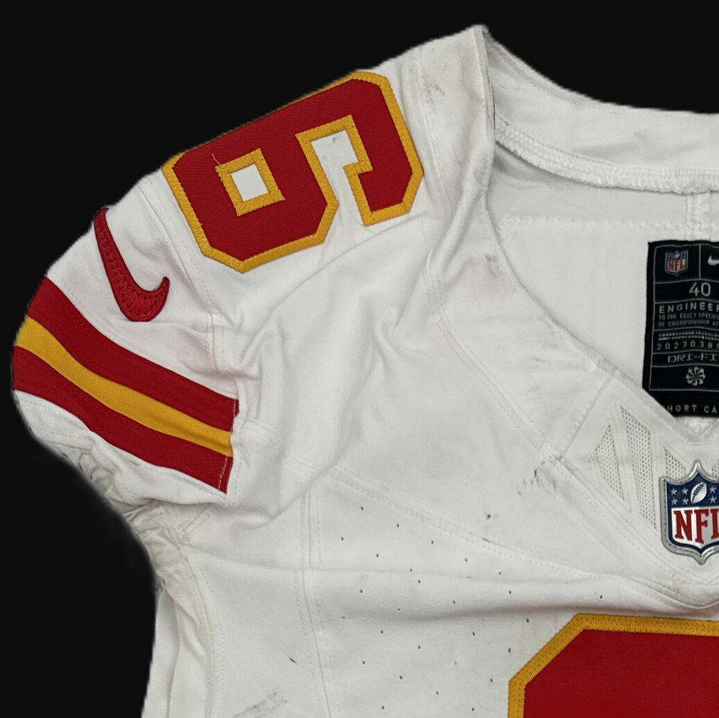 Bryan Cook GAME WORN 💪 09/21/25 Kansas City Chiefs Nike NFL Jersey 🎽 vs Giants - COA included 🛡️