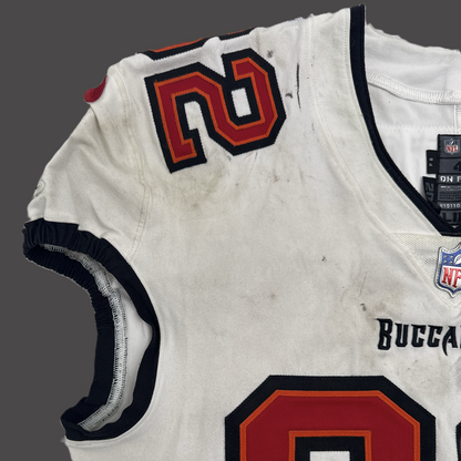Graham Barton GAME-WORN💪09/23/25 Buccaneers On-Field NFL Jersey👕vs.Eagles🦅