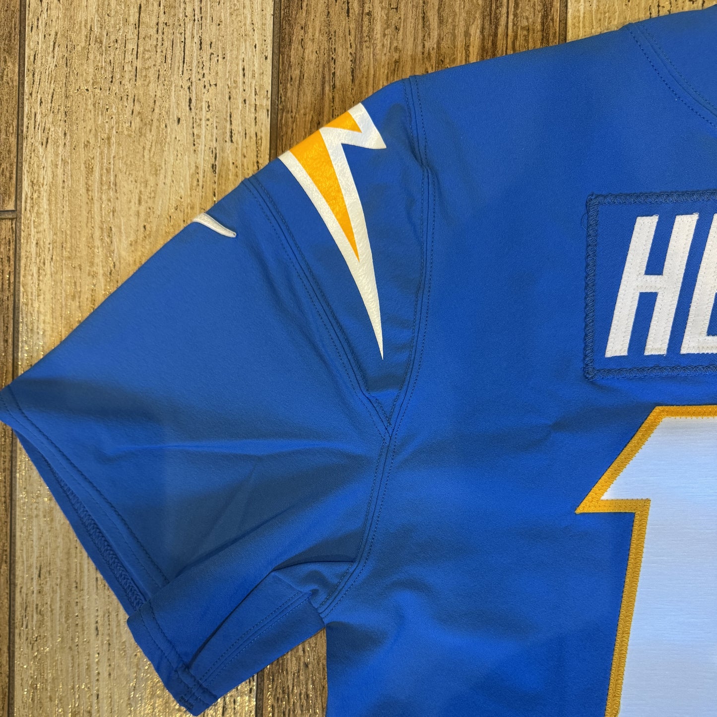 Justin Herbert TEAM ISSUED Los Angeles Chargers NFL Jersey includes sleeves 💯 RARE ⚡ Inc COA 🛡️