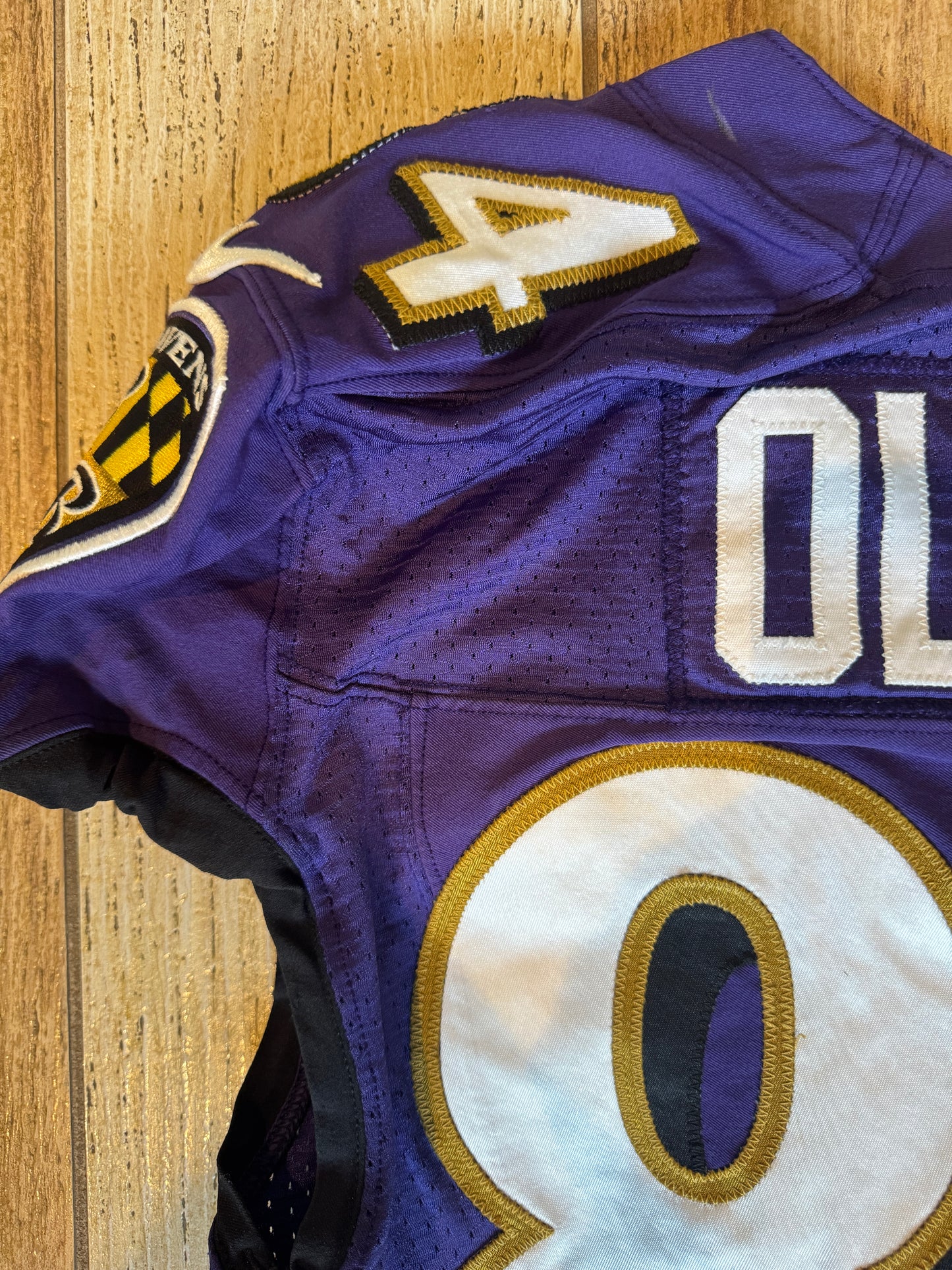Josh Oliver GAME WORN💪11/20/22 Ravens💜vs. Panthers🐾On-Field NFL Nike Jersey Worn during the November 20, 2022 victory vs. Carolina Panthers