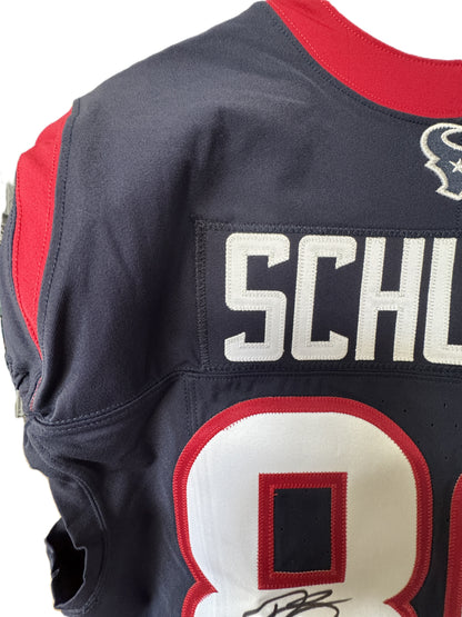 Dalton Schultz SIGNED ✍️ Game-Issued Houston Texans 🐂 Nike NFL Jersey inc COA ⭐