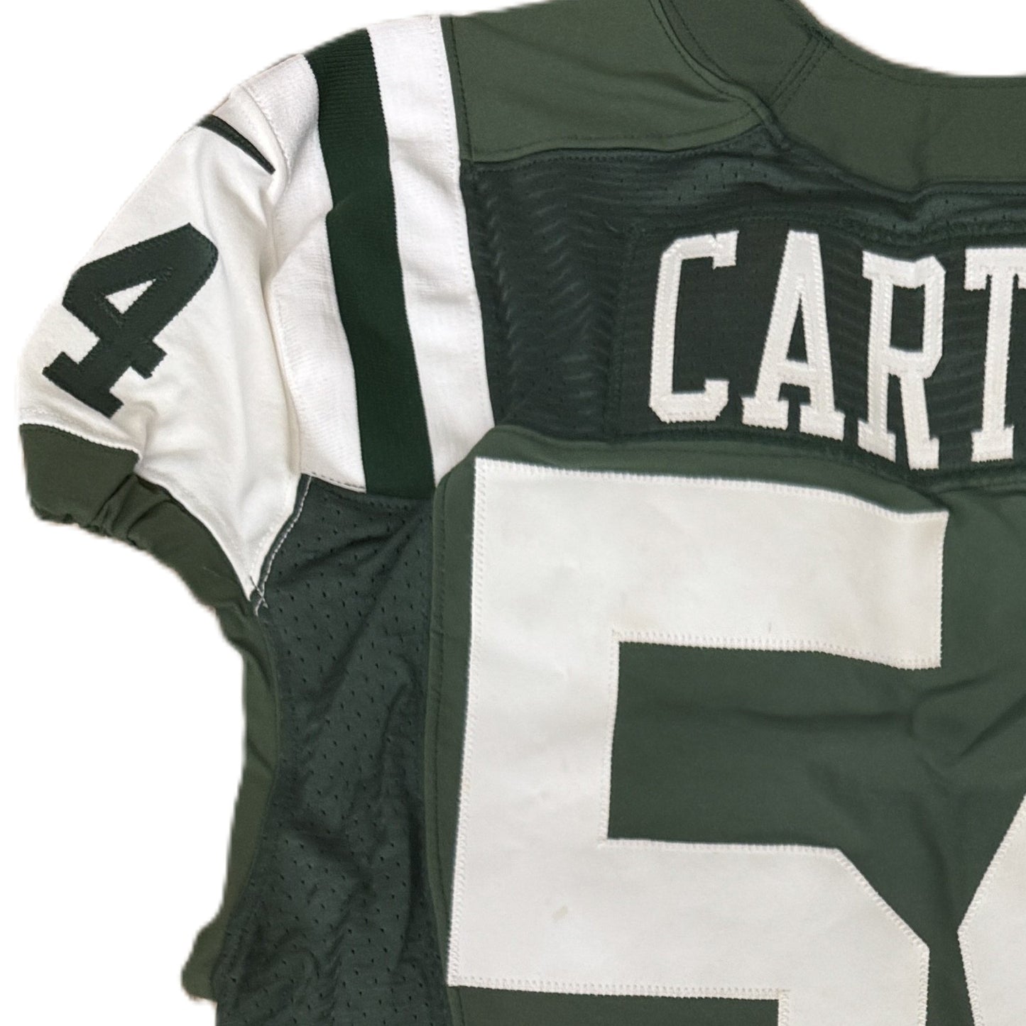 Bruce Carter GAME WORN 💪 New York Jets Nike NFL Jersey 👕 Also with PSA Certificate of Authenticity🛡️