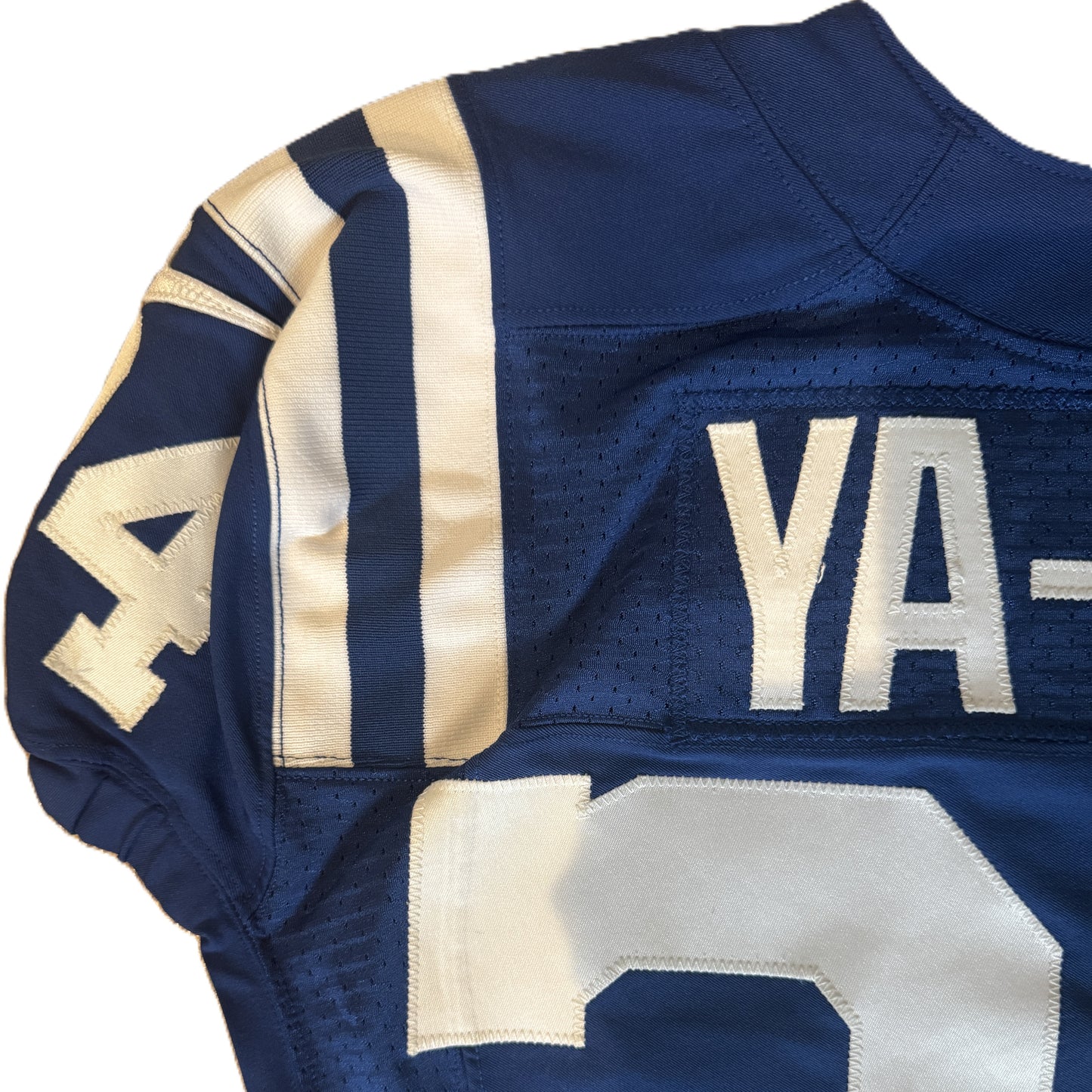Rock Ya-Sin TEAM / GAME ISSUED 💪 Indianapolis Colts 🐎 Nike NFL Jersey 👕 Inc. COA and 100 NFL seasons Patch