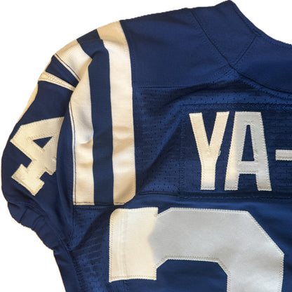 Rock Ya-Sin TEAM / GAME ISSUED 💪 Indianapolis Colts 🐎 Nike NFL Jersey 👕 Inc. COA and 100 NFL seasons Patch