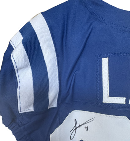 Laiatu Latu SIGNED GAME ISSUED 💪 Indianapolis Colts Nike NFL Jersey 👕 Also includes COA