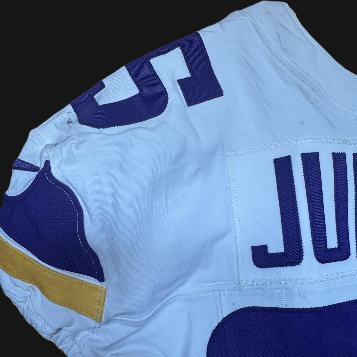 Michael Jurgens GAME WORN 💪 09/28/25 Minnesota Vikings 💜 vs Pittsburgh Steelers NFL Jersey Also includes PSA Authentication