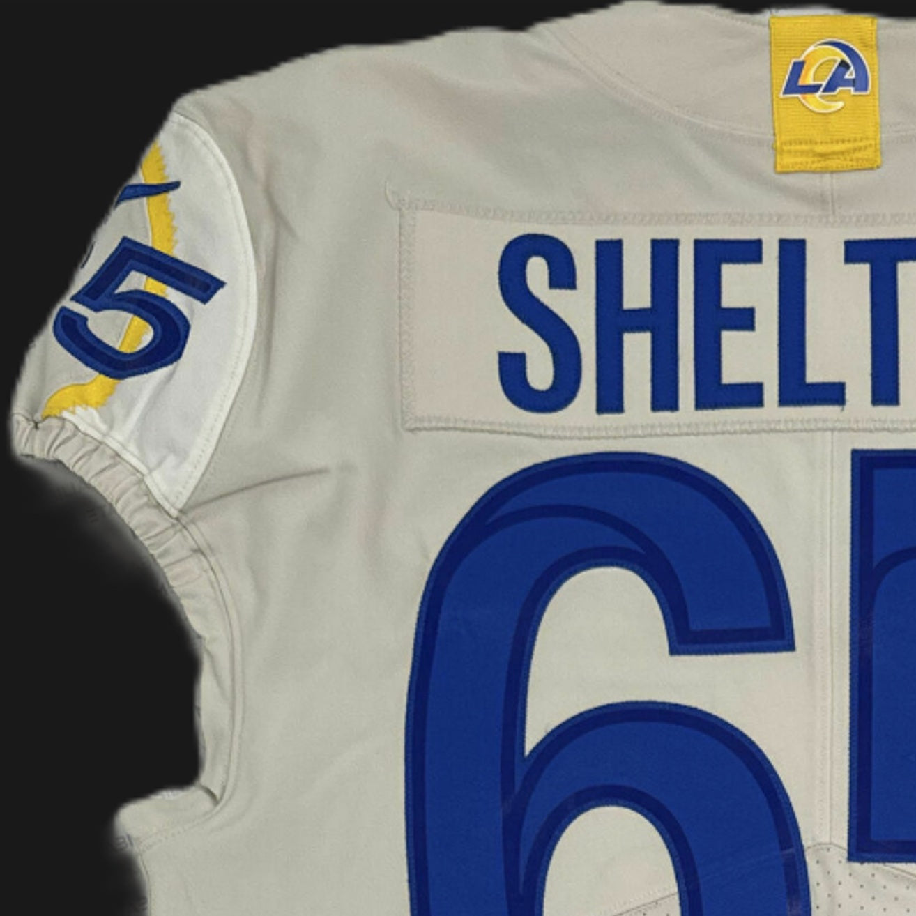 Coleman Shelton GAME ISSUED Los Angeles Rams Nike NFL On-Field Jersey 👕 Inc. COA 🔥