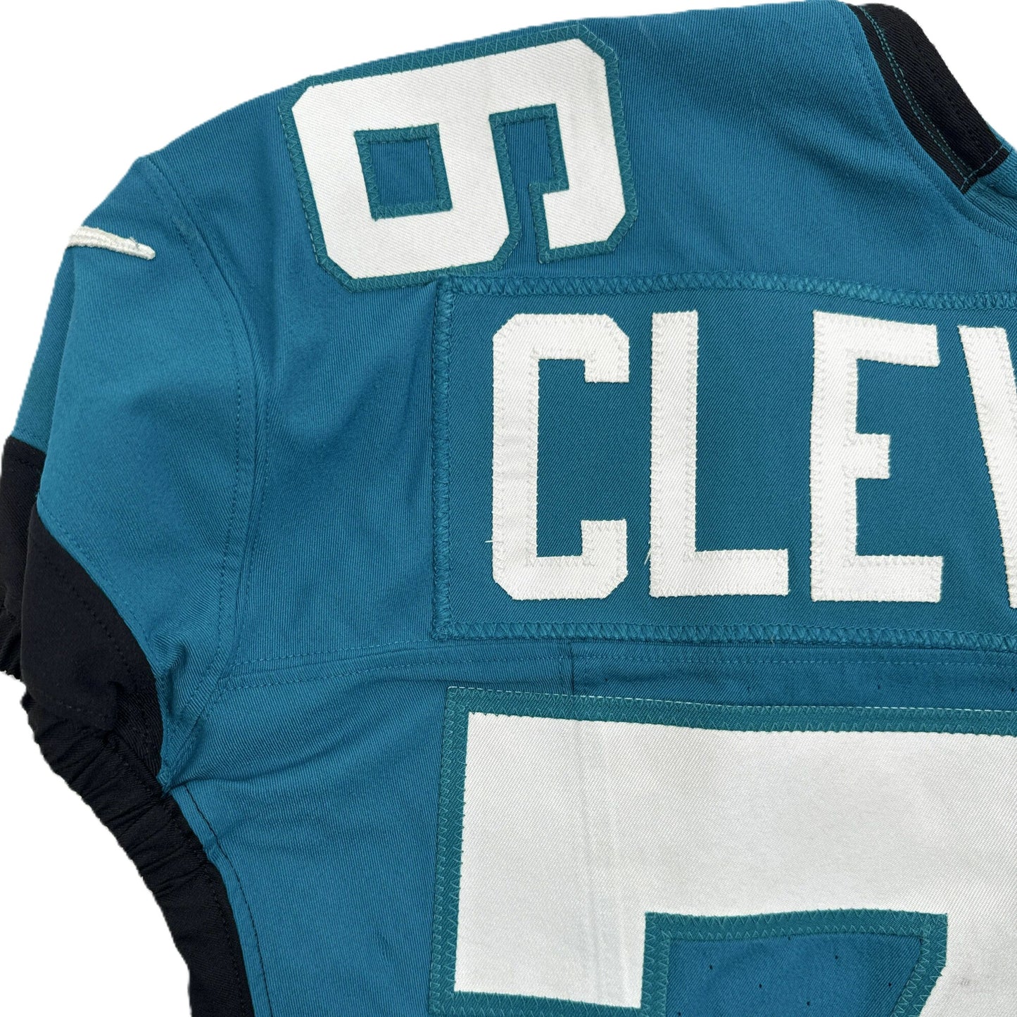 Ezra Cleveland GAME WORN 09-28-25 Jacksonville Jaguars Nike NFL Jersey vs. San Francisco 49ers Also includes COA 🛡️