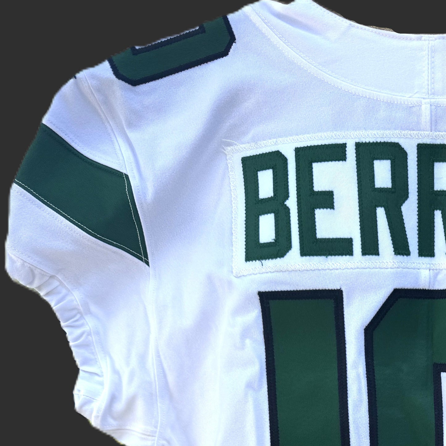 Braxton Berrios GAME WORN 💪 New York Jets Nike NFL Jersey 👕 Also features PSA Certificate of Authenticity🛡️