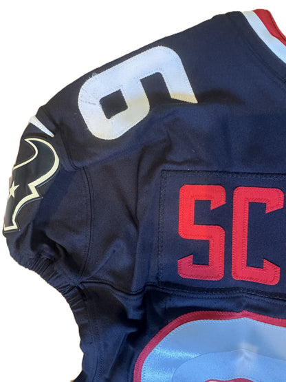 Dalton Schultz GAME WORN 💪 Houston Texans 🐂 Nike NFL Jersey👕 Salute to Service Game Also includes COA 🛡️