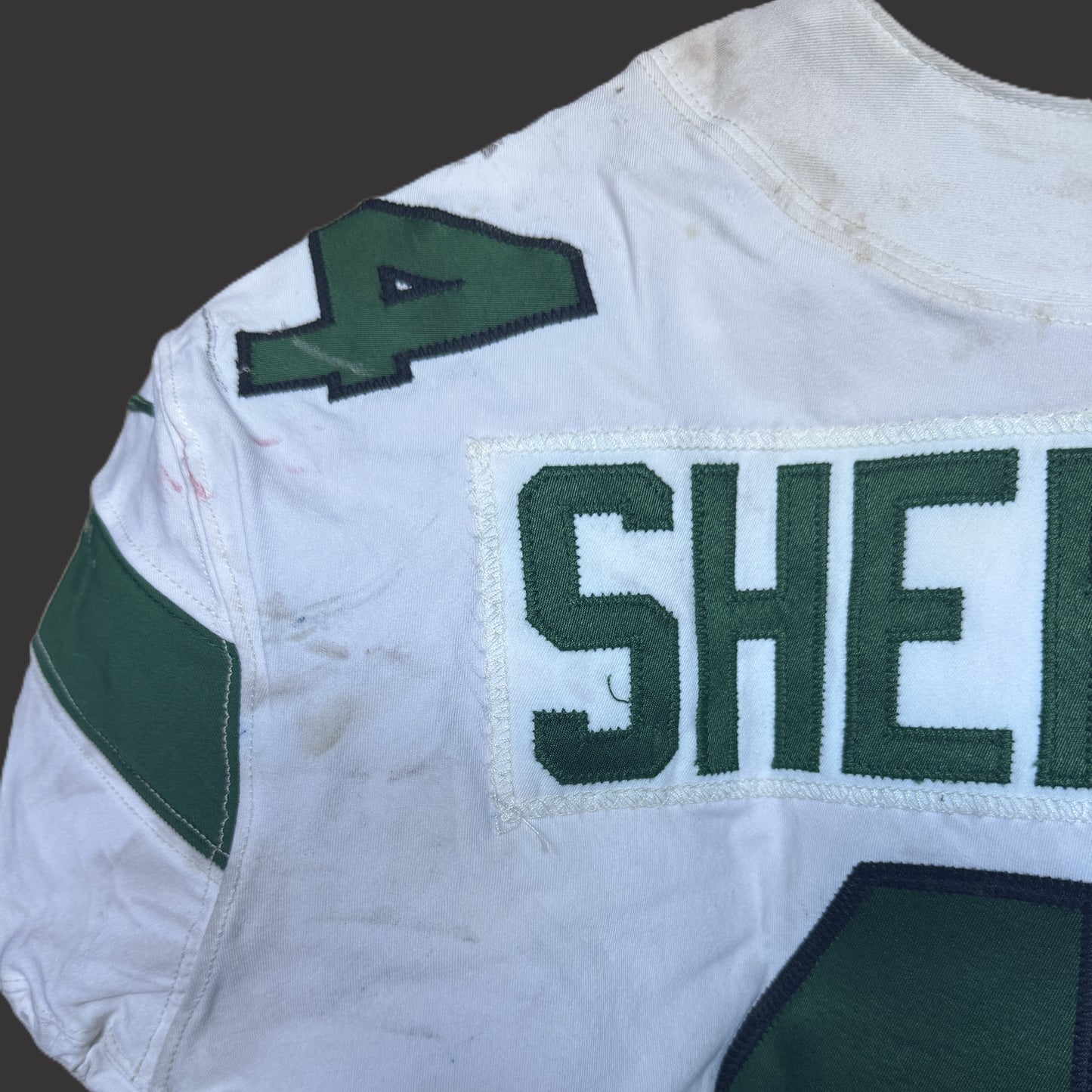 Jamien Sherwood GAME WORN 10/10/21 PHOTO MATCHED 📸 New York Jets NFL Jersey vs Atlanta Falcons Also includes PSA COA 🛡️