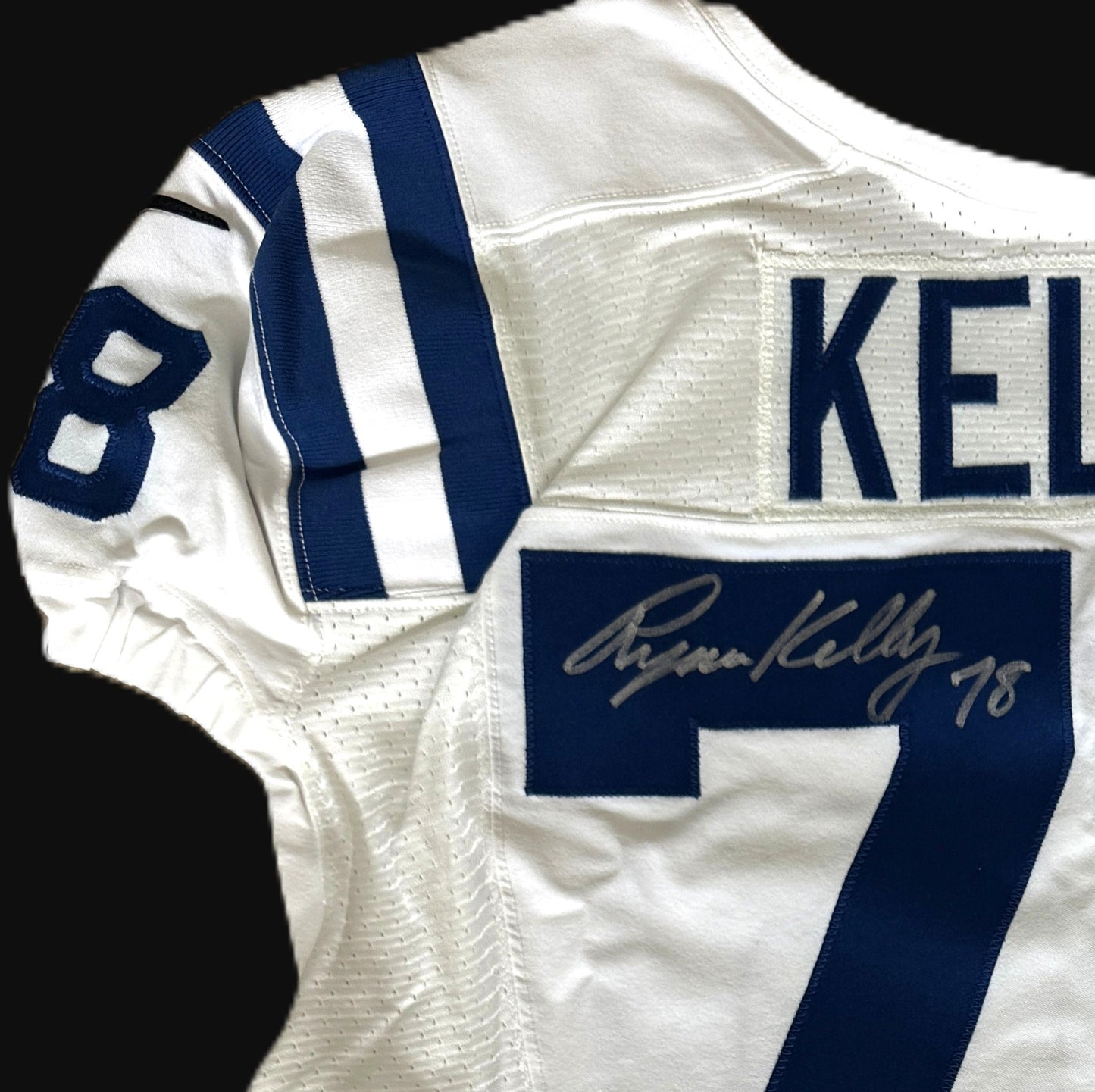 Ryan Kelly Signed ✍️ GAME WORN 10/06/22 Indianapolis Colts On-Field NFL Jersey 🎽 vs. Denver Broncos Also includes PSA Authenticity 🛡️