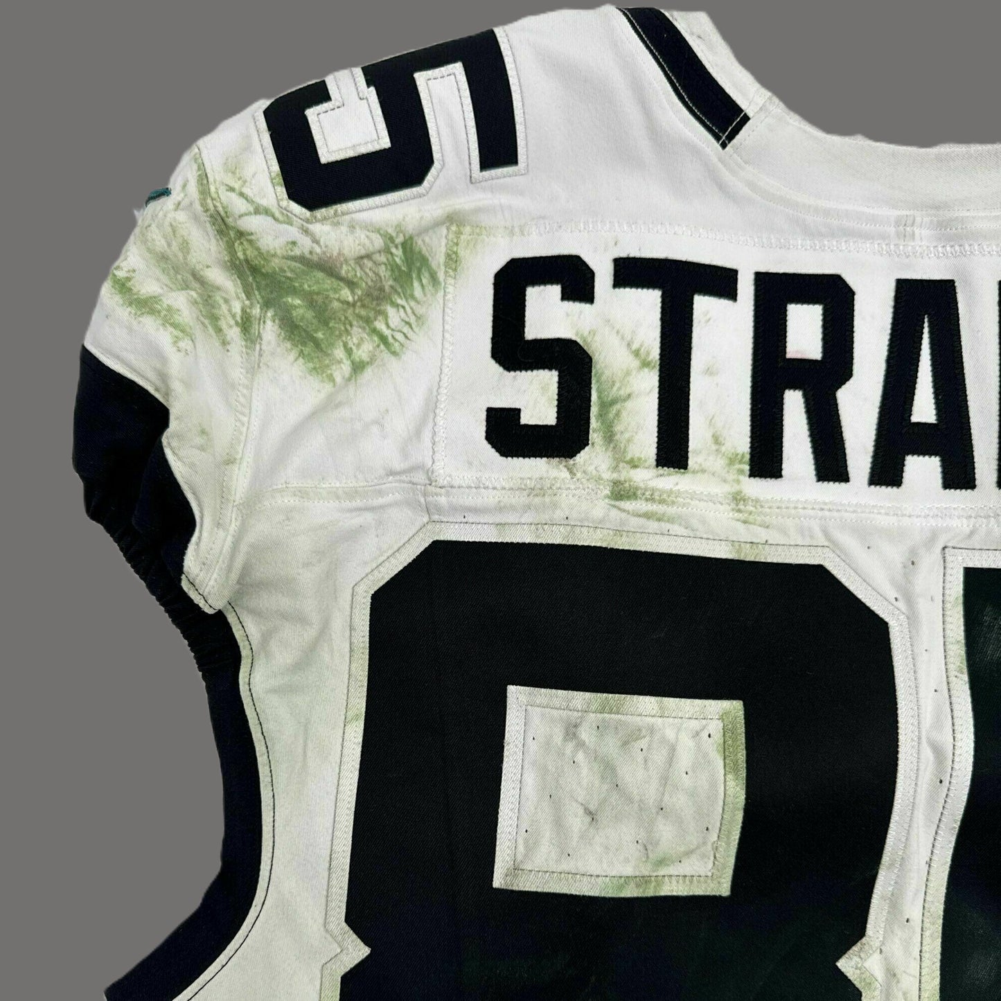 Brenton Strange GAME WORN 11/23/25 Jacksonville Jaguars 🐆 NFL Jersey vs Arizona Cardinals Also Includes Certificate of Authenticity