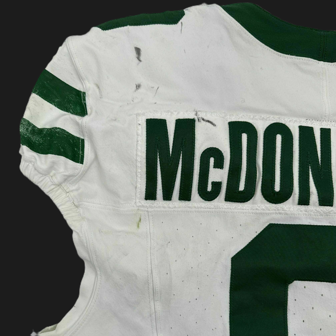 Will McDonald IV GAME WORN 💪 11/23/2025 New York Jets NFL Jersey 👕 vs Baltimore Ravens Also Includes Certificate of Authenticity 🛡️