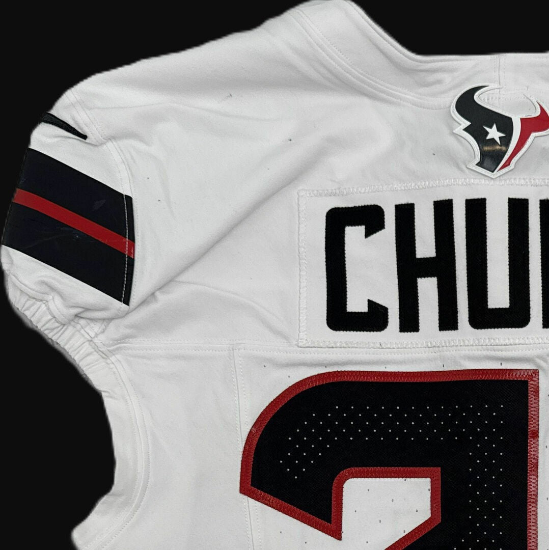 Nick Chubb GAME WORN 💪 09/15/25 Houston Texans Nike NFL Jersey 🎽vs. Tampa Bay Buccaneers - COA also included