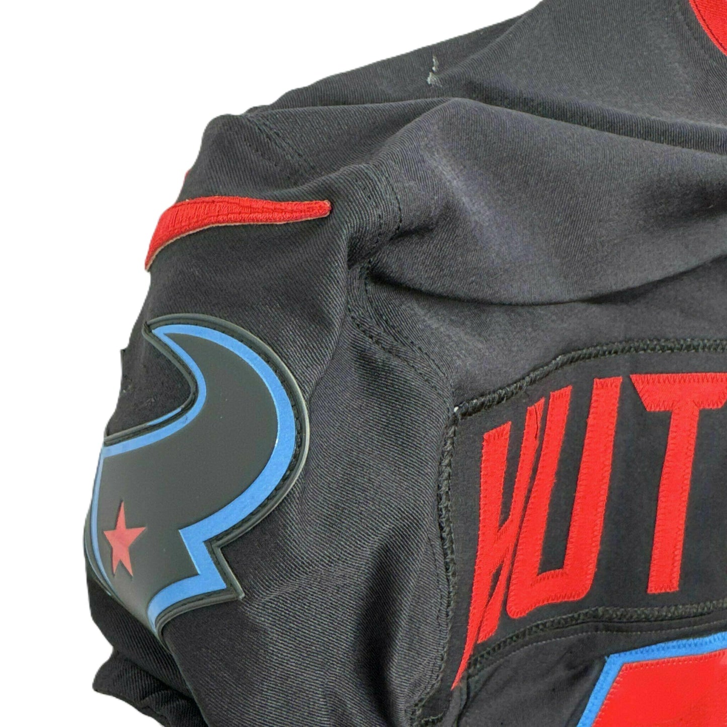 Xavier Hutchinson GAME WORN 10/26/25 Houston Texans NFL Jersey 👕 vs San Fransisco 49ers. Also includes COA