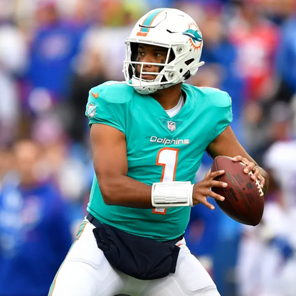 Tua Tagovailoa & Najee Harris Hand Signed 🖋️ Miami Dolphins 🐬 Fanatics Authentic Duke Wilson Pro Football💥