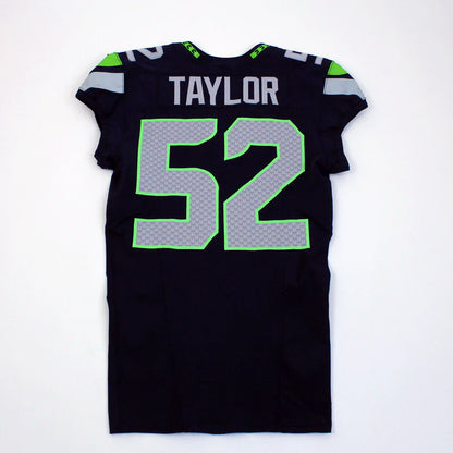 Darrell Taylor GAME WORN 💪 11/12/23 & 12/18/23 Seattle Seahawks Nike NFL Jersey 👕 Worn in two separate victories: 11/12/23 vs. Commanders + 12/18/23 vs. Eagles