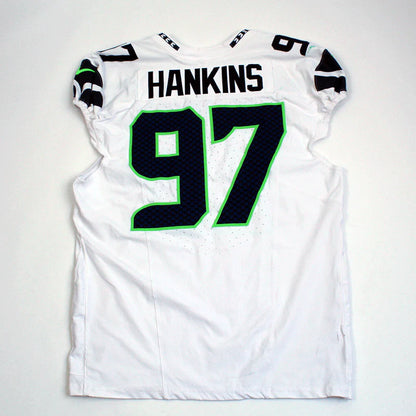 Johnathan Hankins GAME-WORN💪12/01/24 Seattle Seahawks NFL Jersey👕vs. New York Jets inc.COA💥