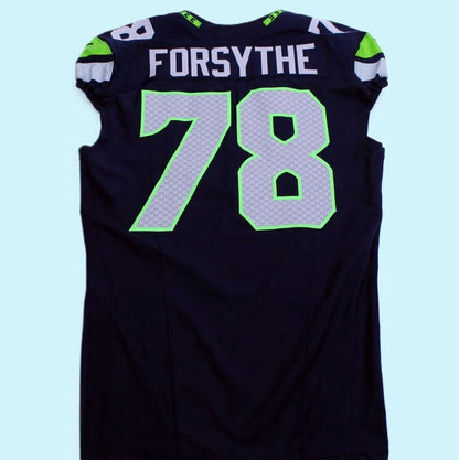 Stone Forsythe GAME WORN 💪 8/10/23 + 8/19/23 Seattle Seahawks Nike NFL Jersey 👕 Includes Certificate of Authenticity