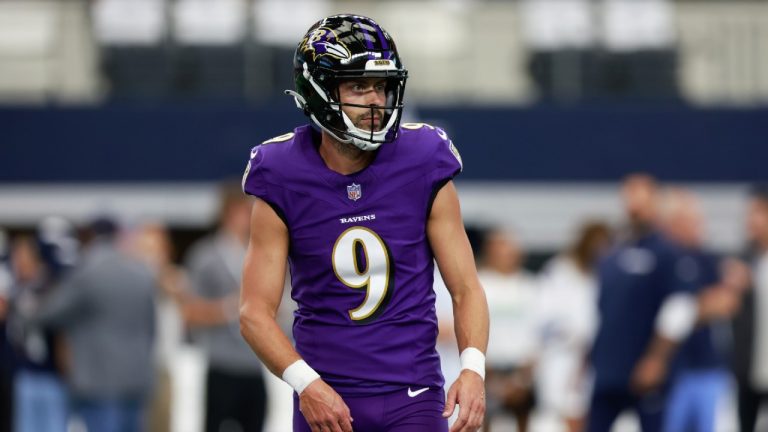 Justin Tucker GAME-WORN💪09/15/24 Baltimore Ravens💜NFL Jersey vs. Las Vegas Raiders +COA