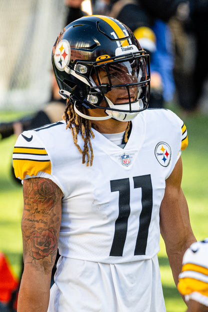 Chase Claypool Signed✍️Pittsburgh Steelers Full-Size Authentic On-Field Speed Alternate NFL Helmet