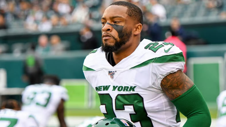 Arthur Maulet GAME WORN 💪 New York Jets Nike NFL Jersey 👕 vs. Buffalo Bills Also features official BWJ memorial patch + PSA COA🛡️