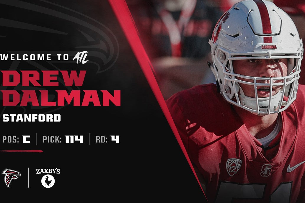 Drew Dalman GAME WORN💪10/10/21 Atlanta Falcons🦅NFL Jersey - Nike PSA COA💯vs.Jets (London)