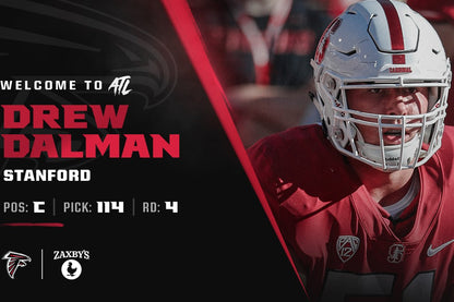 Drew Dalman GAME WORN💪10/10/21 Atlanta Falcons🦅NFL Jersey - Nike PSA COA💯vs.Jets (London)