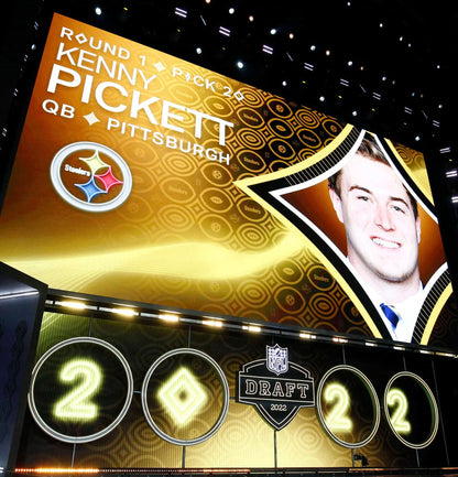 Kenny Pickett Signed🖊️Pittsburgh Steelers NFL Draft 2022 Replica NFL Jersey👕