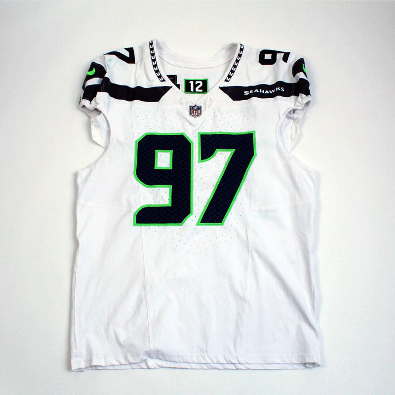 Johnathan Hankins GAME-WORN💪12/01/24 Seattle Seahawks NFL Jersey👕vs. New York Jets inc.COA💥