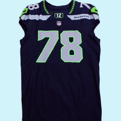 Stone Forsythe GAME WORN 💪 8/10/23 + 8/19/23 Seattle Seahawks Nike NFL Jersey 👕 Includes Certificate of Authenticity