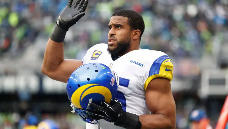 Bobby Wagner Hand-Signed Los Angeles Rams🐏Full-Size Authentic Lunar Eclipse Speed Helmet inc.PSA COA