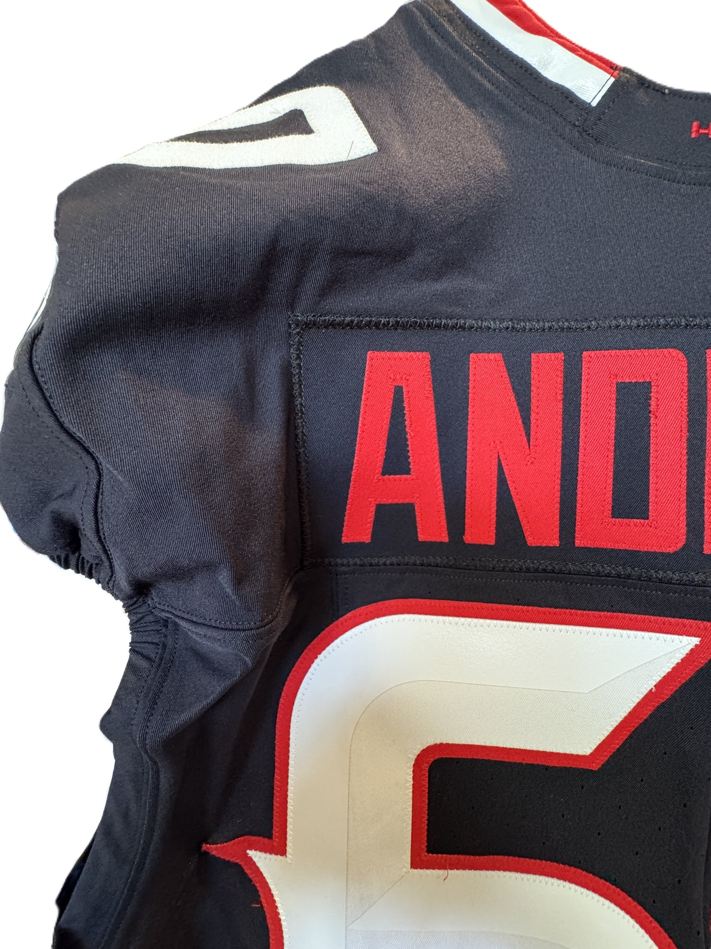Jake Andrews GAME WORN 💪 09/07/2025 Houston Texans Nike NFL Jersey 🎽 vs. Los Angeles Rams🐏Also includes COA 🛡️