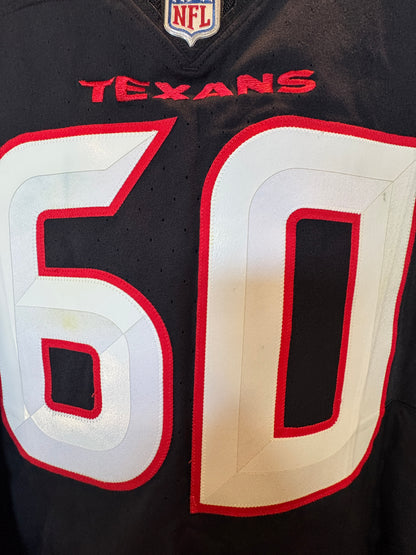Jake Andrews GAME WORN 💪 09/07/2025 Houston Texans Nike NFL Jersey 🎽 vs. Los Angeles Rams🐏Also includes COA 🛡️