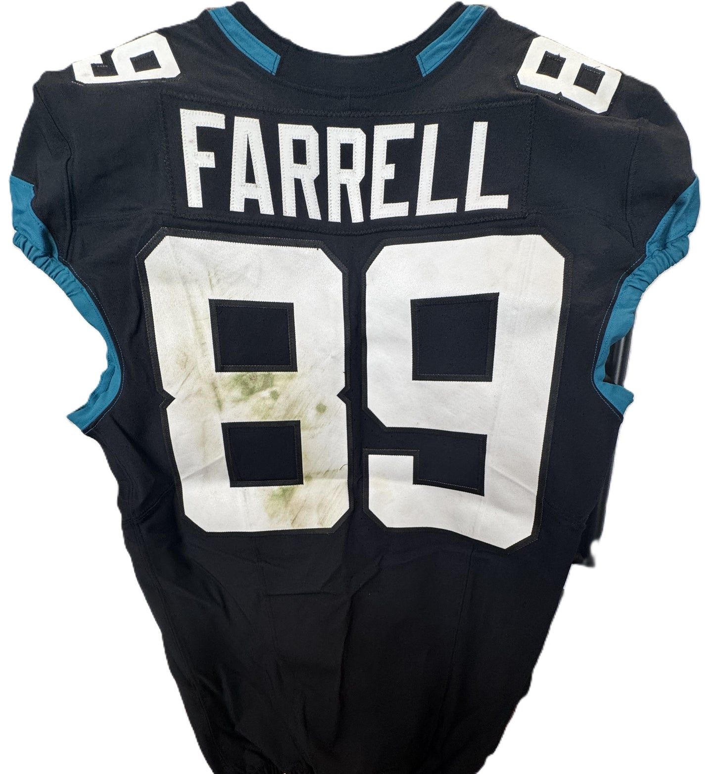 Luke Farrell GAME USED 10/01/23 + PHOTO-MATCHED Jacksonville Jaguars NFL Jersey vs. Atlanta Falcons Inc. PSA Authentication