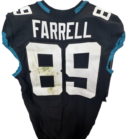 Luke Farrell GAME USED 10/01/23 + PHOTO-MATCHED Jacksonville Jaguars NFL Jersey vs. Atlanta Falcons Inc. PSA Authentication