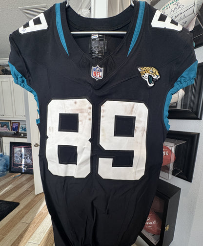 Luke Farrell GAME USED 10/01/23 + PHOTO-MATCHED Jacksonville Jaguars NFL Jersey vs. Atlanta Falcons Inc. PSA Authentication
