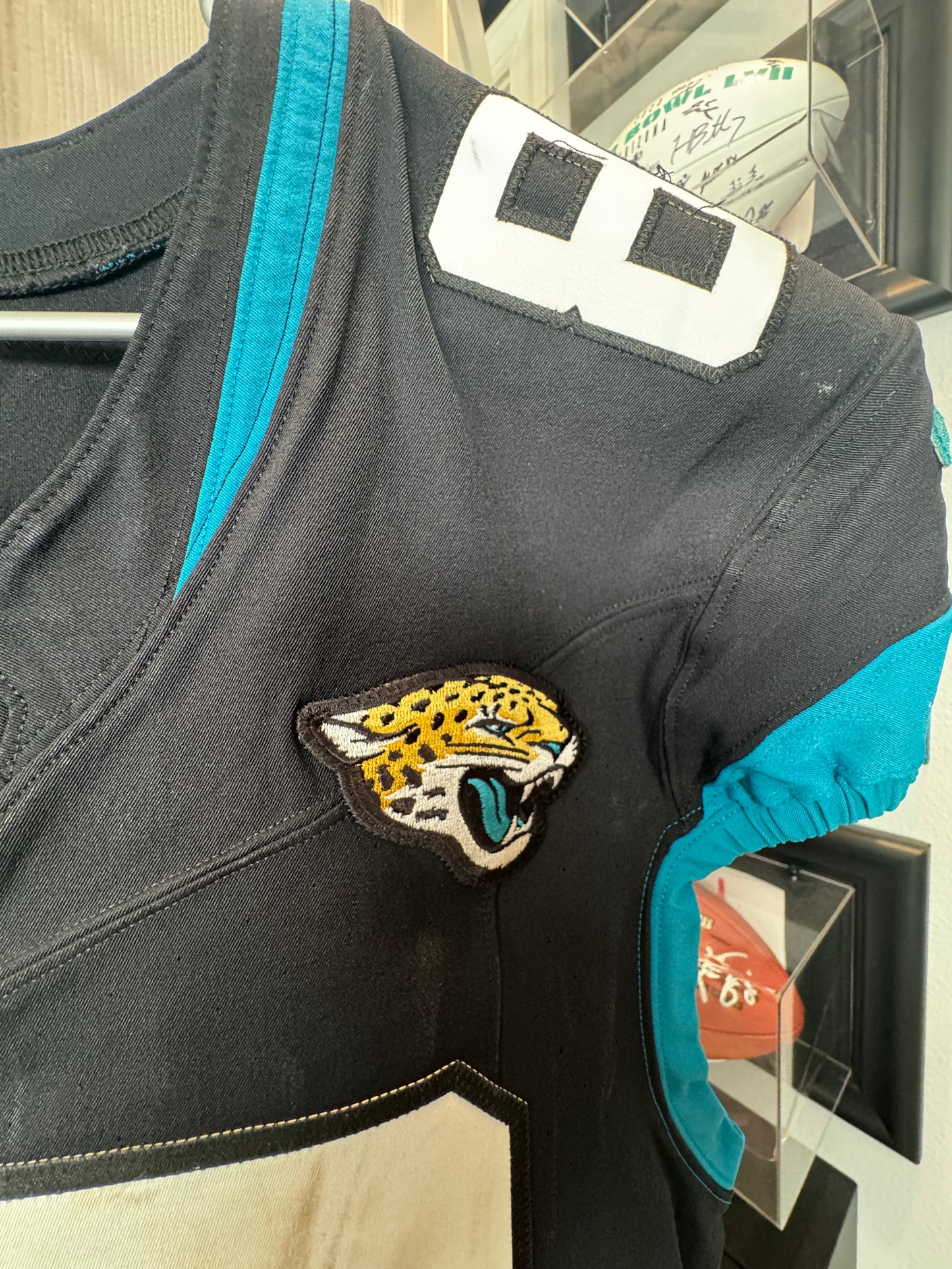 Luke Farrell GAME USED 10/01/23 + PHOTO-MATCHED Jacksonville Jaguars NFL Jersey vs. Atlanta Falcons Inc. PSA Authentication