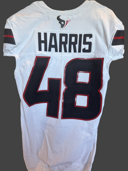 Christian Harris GAME WORN 💪 09/15/25 Houston Texans Nike NFL Jersey 🎽 vs. Tampa Bay Buccaneers