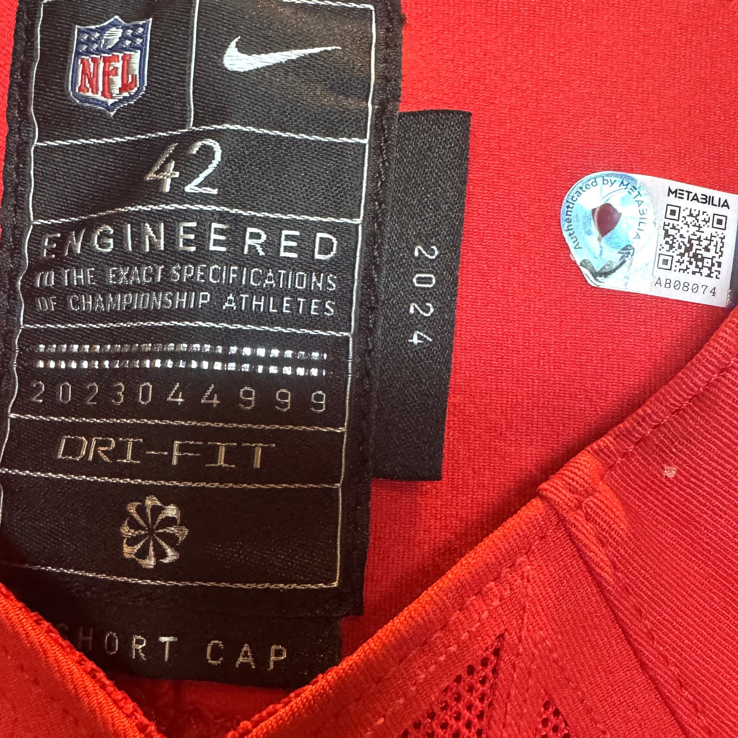 Isiah Pacheco GAME-WORN💪09/14/25 Kansas City Chiefs NFL Jersey🎽vs. Philadelphia Eagles