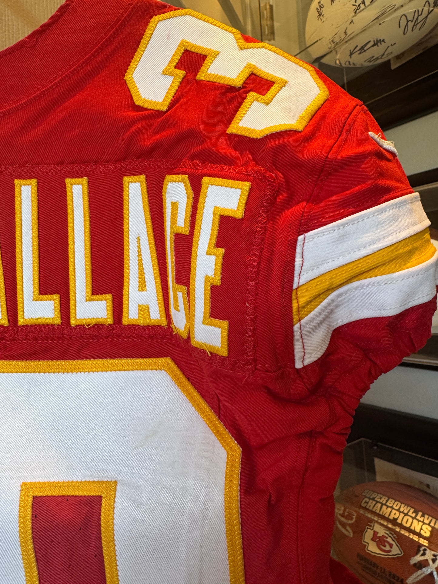 Christian Roland-Wallace GAME-WORN💪09/14/25 Kansas City Chiefs NFL Jersey🎽vs. Philadelphia Eagles🦅